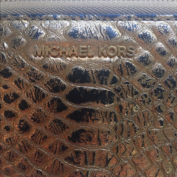 Michael Kors  Python Jet Set Continental Wallet - Picture 5 of 8